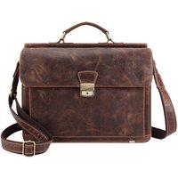 Lloyd Baker Men's Thane Leather Messenger Bag in Brown