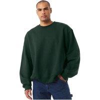 Bella + Canvas Men's Heavyweight Crew Neck Sweatshirt in Green | Size: XL
