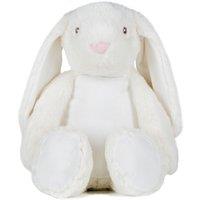 Mumbles Zippie Bunny Soft Plush Toy in Cream