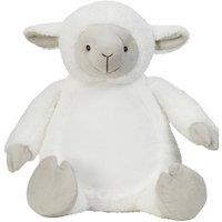 Mumbles Zippie Lamb Plush Toy in Cream