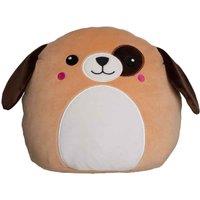 Mumbles Squidgy Dog Plush Toy in Brown