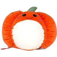 Mumbles Squidgys Pumpkin Character Plush Toy in Orange
