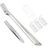 Tweezerman Brow Razor & Mini Tweezer Set