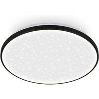 BRILONER Black 60W Neutral White 3 Step Dimmable Star Effect LED Ceiling Light