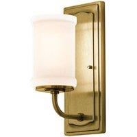 Netlighting Vetivene Wall Light Natural Brass 3000K IP44 in Gold