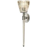 Netlighting Agatha 2 Light Indoor Wall Light Brushed Nickel G9 in Grey