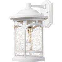 Netlighting Marblehead Outdoor Small 1 Light Wall Lantern White IP44 E27