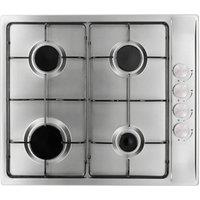 Cata UBGHFFJ60.1 - Stainless steel 4 Zone Gas Hob in Metallic Silver