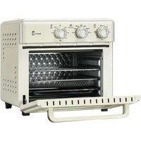 HOMCOM Toaster Oven 20L Convection Oven Warm Broil Toast Bake Air Fryer in Cream