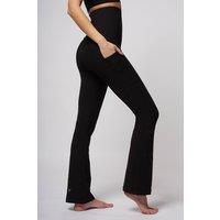 TLC Sport Women's Extra Strong Compression Pocket Bootcut with High Tummy Control in Black | Size: 20R