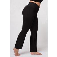 TLC Sport Women's Extra Strong Compression Curve Bootcut with Tummy Control in Black | Size: 18S