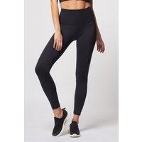 TLC Sport Women's Extra Strong Compression Tummy Control Short Legging in Black | Size: 8