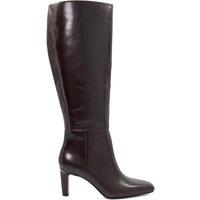 Dune London Women's 'Standin' Leather Knee High Boots in Brown | Size: 8