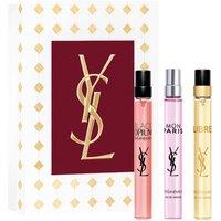 Yves Saint Laurent Women's Black Opium 10ml & Mon Paris 10ml & Libre 10ml Trio Gift Set in Misc