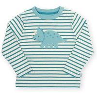 Kite Boy's Diddy Dino T-Shirt in Blue | Size: 4 Years
