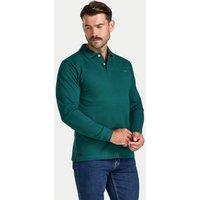 Raging Bull Men's L/S Classic Pique Polo in Dark Green | Size: 4XL