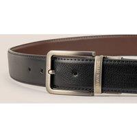 Oswin Hyde Men's Jim Reversible Leather Belt in Brown | Size: 40