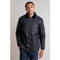 Kensington Eastside Men's Cotton Jacket with Cord Collar in Navy | Size: Large