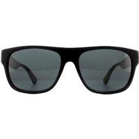Gucci Men's Rectangle Black Green Red Grey Sunglasses