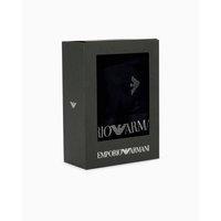 Emporio Armani Men's Trunks & Socks Gift Set Brown Check Black | Size: Medium