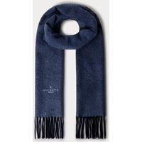 Hackett Men's Twill Wool Cashmere Scarf Navy