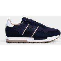 Hackett Men's Keston Symbol Trainers Navy | Size: 9