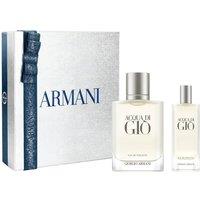 Armani Men's Acqua Di Gio Homme Eau de Toilette 50ml & Acqua Di Gio Homme Eau de Toilette 15ml Gift Set in Misc