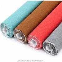 YnysTec Self Adhesive Faux Suede Fabric Wrap for Car Interiors 50 x 149cm in Purple | Size: 50 x 149 cm