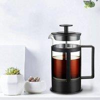 YnysTec French Press Cafetiere Coffee Maker Plunger Tea Americano Black | Size: 600ml