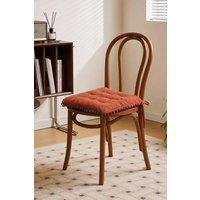 Garden Sanctuary Square Dining Chair Cushion in Orange