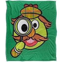 Sesame Street Big Sherlock Hemlock Silky Touch Super Soft Throw Blanket | Size: Extra Large