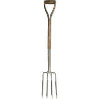 Spear & Jackson Border Fork - Stainless Steel, Hardwood Handle in Silver