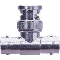 Electrovision Bnc T Connector in Metallic Silver
