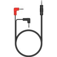 Electrovision 3.5Mm Stereo Jack To Dual 3.5Mm Right Angled Mono Jack Lead in Black