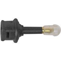 Electrovision Toslink Plug To Mini Plug Toslink Plug/Mini (3.5Mm) Fibre Optic Plug in Black