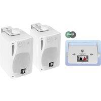 EAUDIO 3" Mini Box Speaker White 8 Ohm