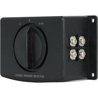 EAUDIO E-Audio 2 Way Stereo Speaker Switch in Black