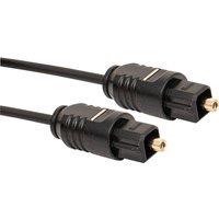 Electrovision Toslink-Toslink 1M Toslink Plug/Toslink Plug in Black
