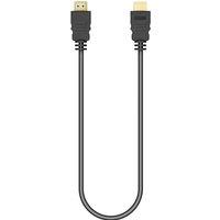 Electrovision Hdmi 2.0 (4K) Male To Hdmi 2 (4K) Male 0.5M Hdmi Plug To Hdmi Plug in Black