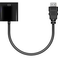 Electrovision Hdmi To Vga Female 1080P Hdmi To Vga Female 1080P in Black