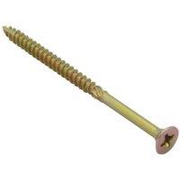 Forgefix Spectre Screw Pz Compatible Csk Zyp 6.0 X 100Mm (Box 100) in Gold