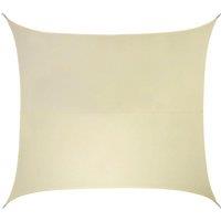 Primrose 3m Square Water Resistant Sun Shade Canopy 96.5% UV Block Free Rope in Off-White