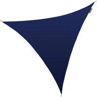 Primrose 3m Triangle Water Resistant Patio Sun Shade 96.5% UV Block Free Rope in Blue
