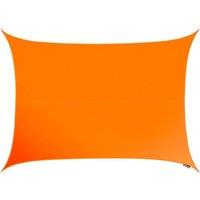 Primrose 3m x 2m Waterproof Patio Sun Shade Sail Canopy 98% UV Block Free Rope in Orange