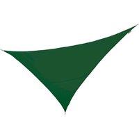 Primrose 6m x 4.2m Triangle Water Resistant Sun Shade 96.5% UV Block Free Rope in Green