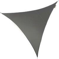 Primrose 3m Triangle Water Resistant Patio Sun Shade 96.5% UV Block Free Rope in Dark Grey