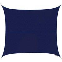 Primrose 3.6m Square Water Resistant Sun Shade Canopy 96.5% UV Block Free Rope in Blue