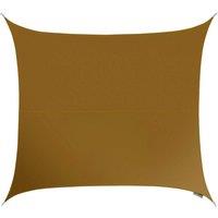 Primrose 3.6m Square Water Resistant Sun Shade Canopy 96.5% UV Block Free Rope in Brown