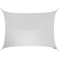 Primrose 3m x 2m Water Resistant Patio Sun Shade Sail 96.5% UV Block Free Rope in White