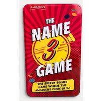 Lagoon The Name 3 Game - Fast-Paced Question & Answer Board Game in Red
